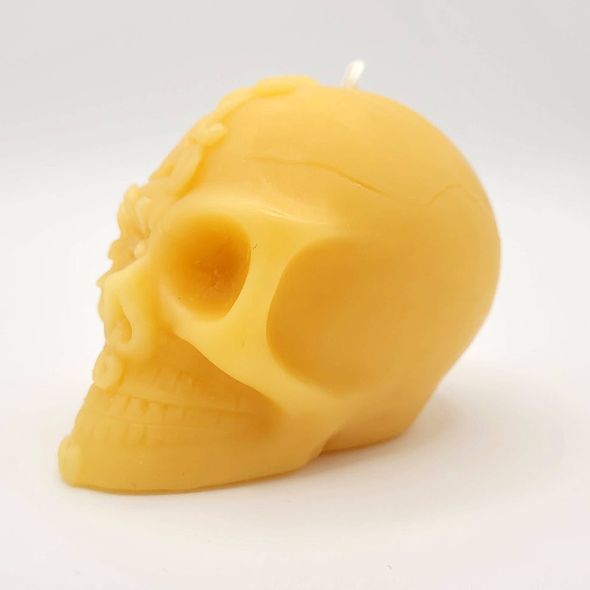 Eastvan bees - Wholesale Novelty Candle - Beeswax Candle- Flower Skull2