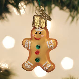 Mini Gingerbread Man Ornament for wholesale by Old World Christmas