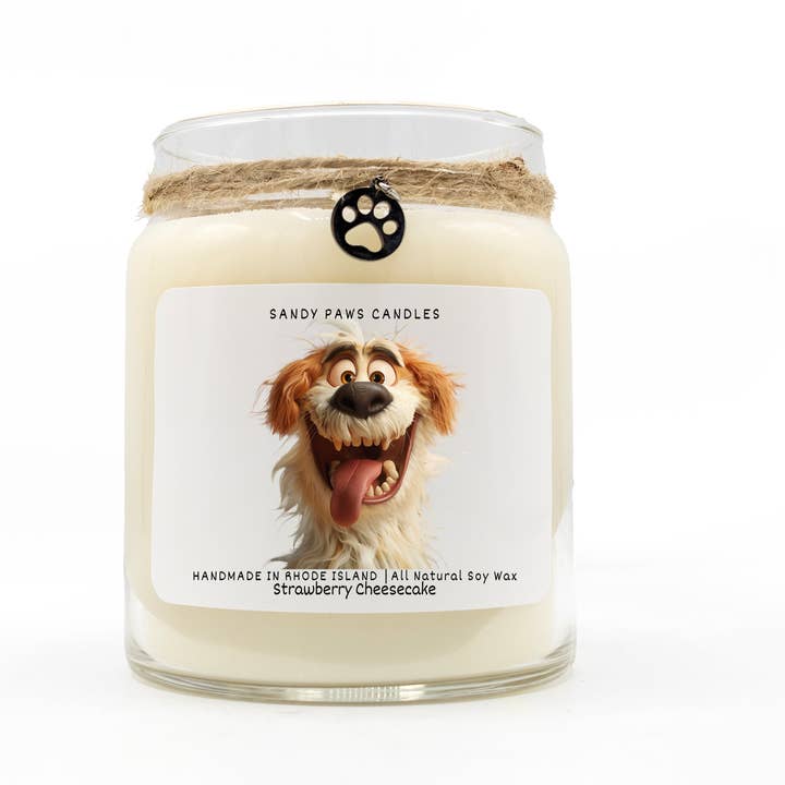 Sandy Paws Candles - Wholesale Jar/Filled Candle - Quirky Dogs - Soy Wax Candles7