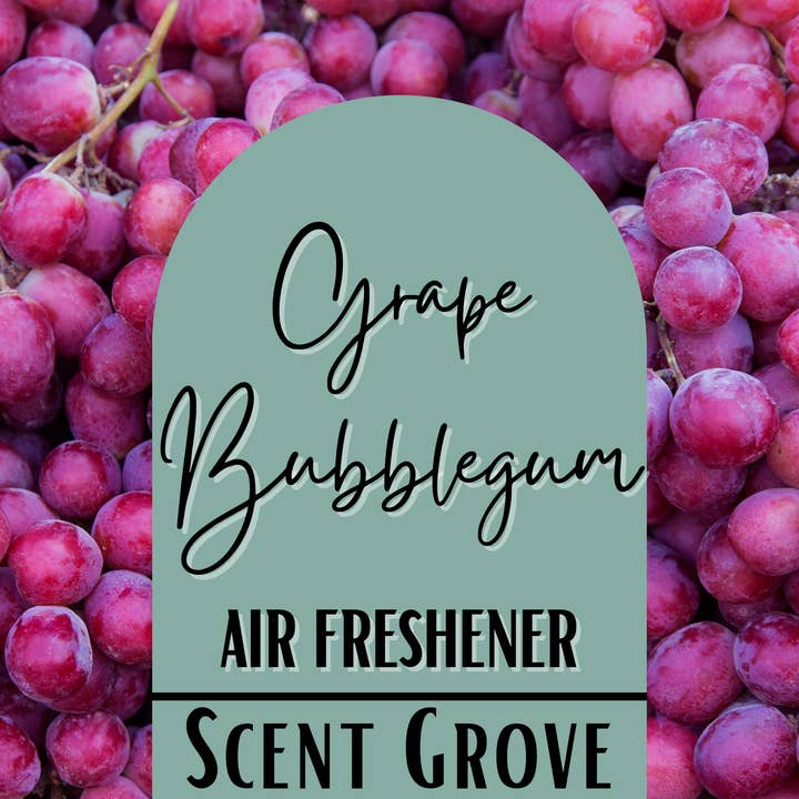 Grape Bubblegum Scented Air Freshener Spray multi purpose for car, home, room and other Purchase Wholesale grape vines. Free Returns & Net 60 Terms on Faire trending on Faire.