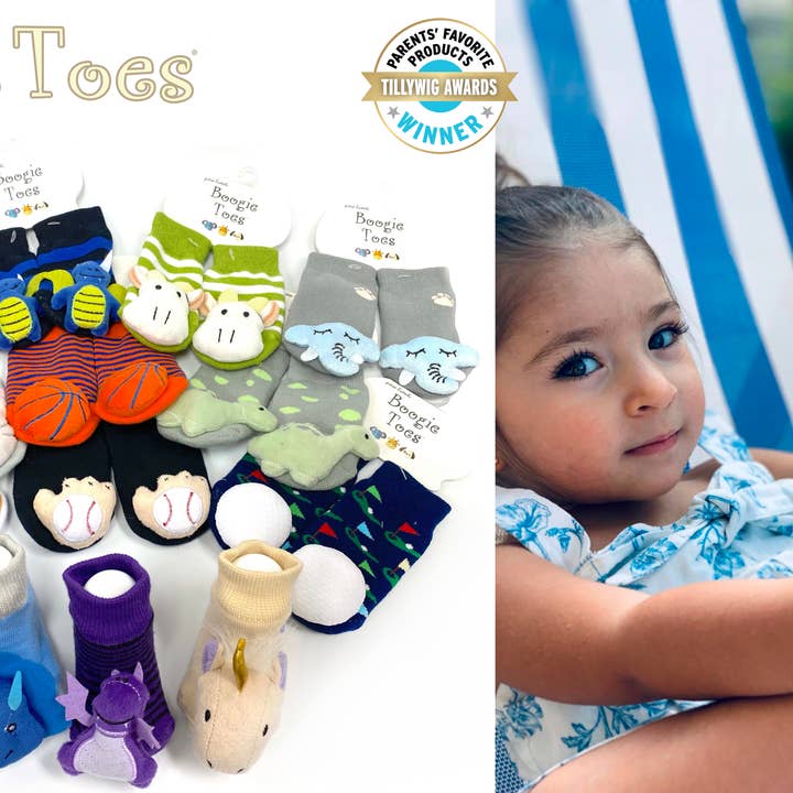 Rattle60 - 60 st Boogie Tår skallra strumpor Sortiment förpack för wholesale av Boogie Toes