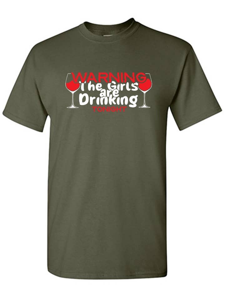 Feelin Good Tees - Wholesale Screen Printed T-Shirt - Unisex - Warning The Girls10