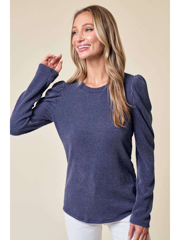 lovely melody - Wholesale Knit Top - Women's - LMT4604-Cece Solid Long Sleeve Top22