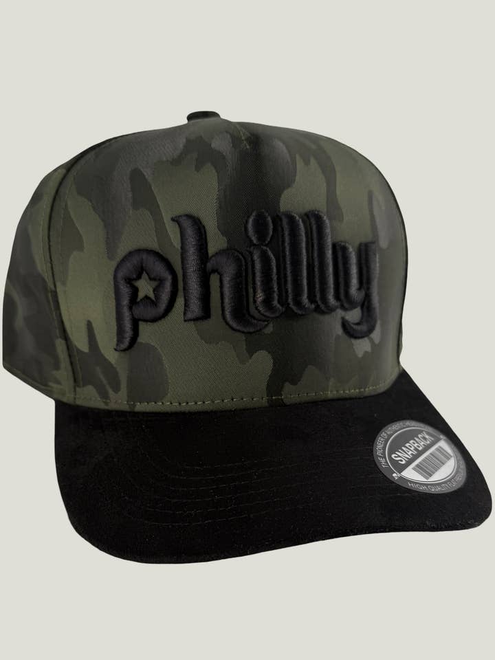 Urban Camo Philly Snapback for wholesale by Brotherly Love 215