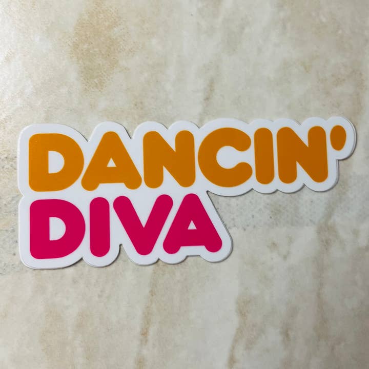 Denali & Co. - Wholesale Sticker - Dancin' Diva Sticker, 4" x 1.7"