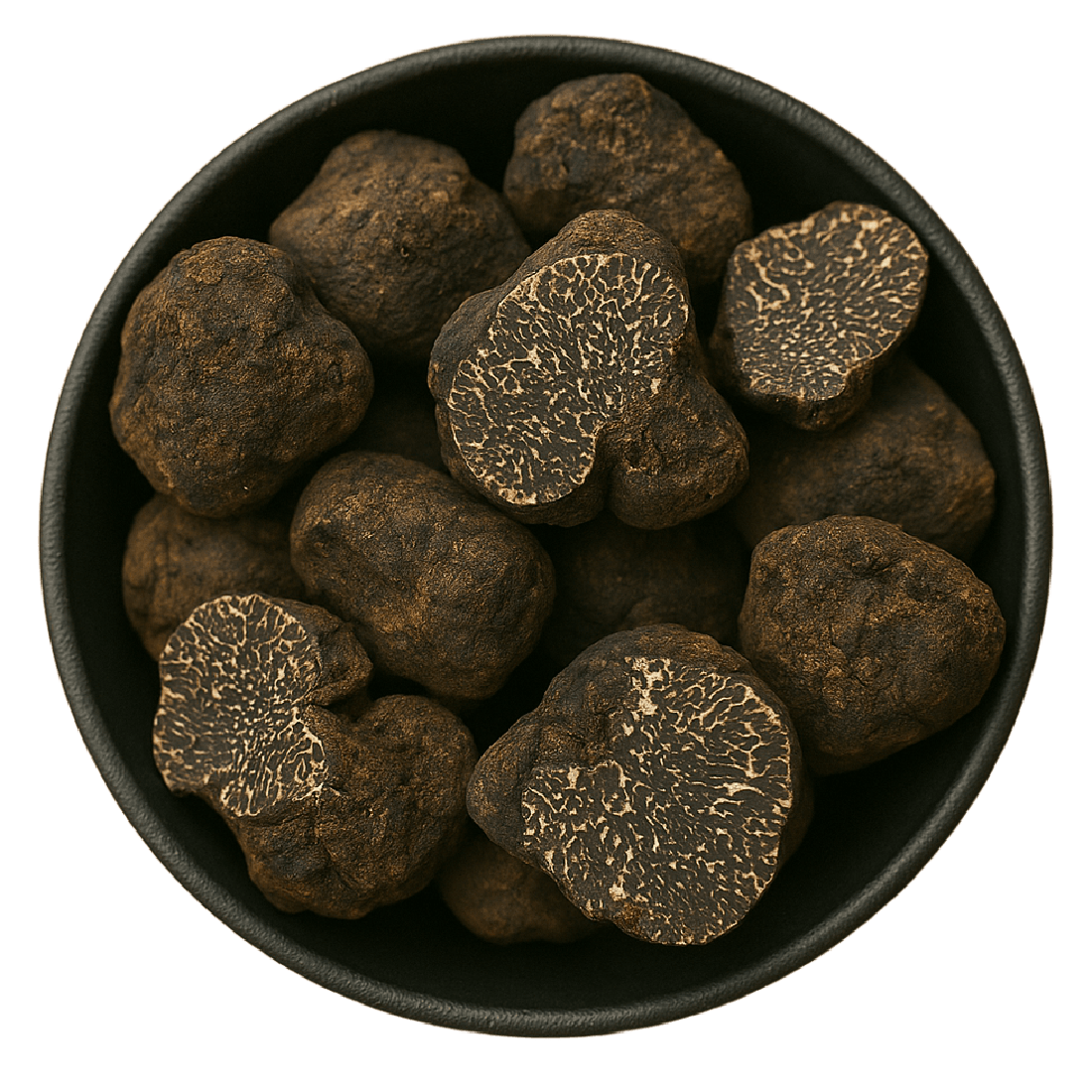 LA Herb – wholesale Torkad/dehydratiserade grönsaker – Svart tryffel i bitar (Tuber Melanosporum)1