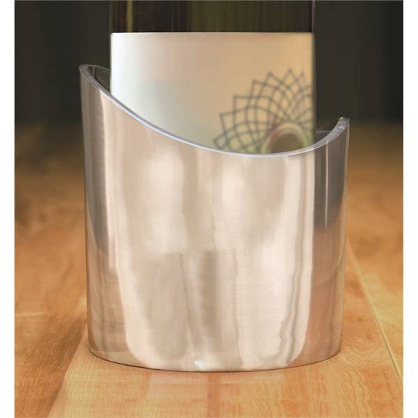 Silver Vineyard Wine Caddy for wholesale on Faire