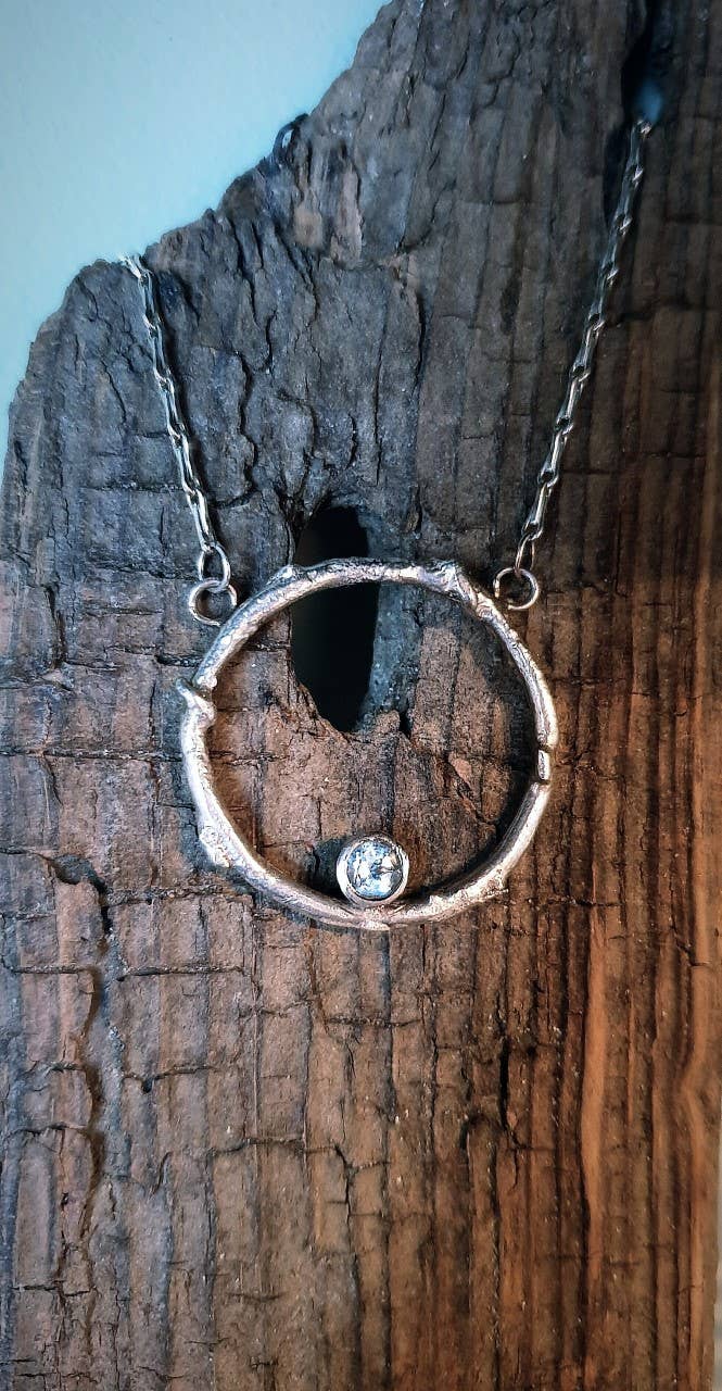 Caroline Stokesberry-Lee Jewellery Design - Wholesale Pendant/Charm Necklace - Blue Topaz Faerie Ring Pendant0