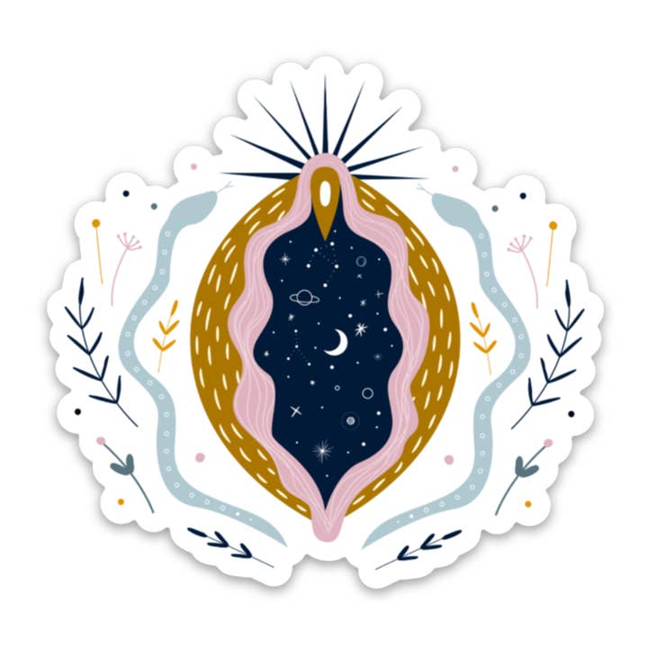 FUN CLUB - Wholesale Sticker - Cosmic Vagina Stickers (funny, stickers)