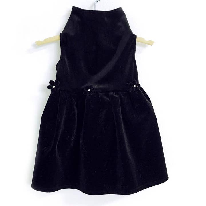 Black Velvet Dress for wholesale by Daisy & Lucy