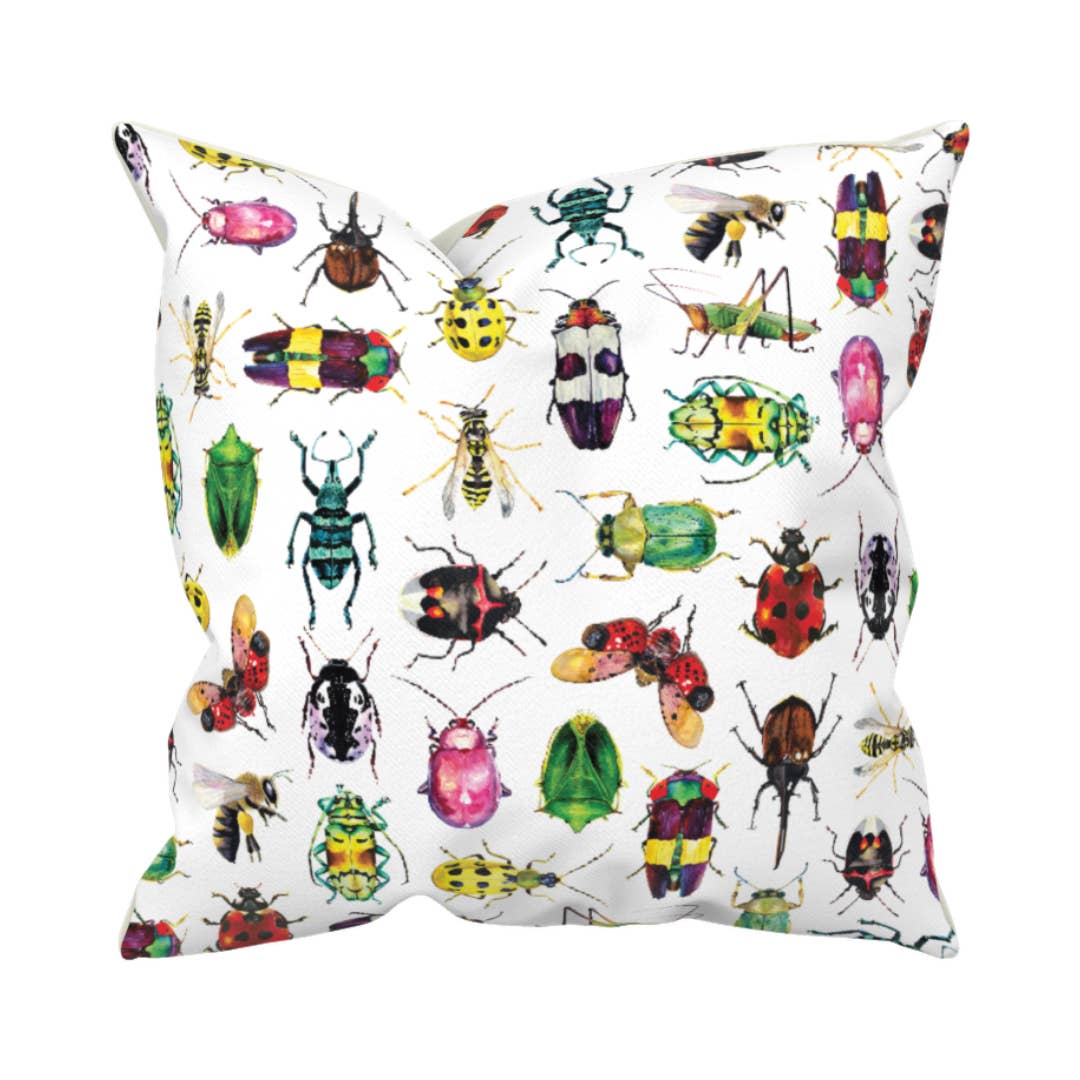 Narrative Material - Wholesale Throw Pillow Cover - Critters Pillow Sham | art by J6R6