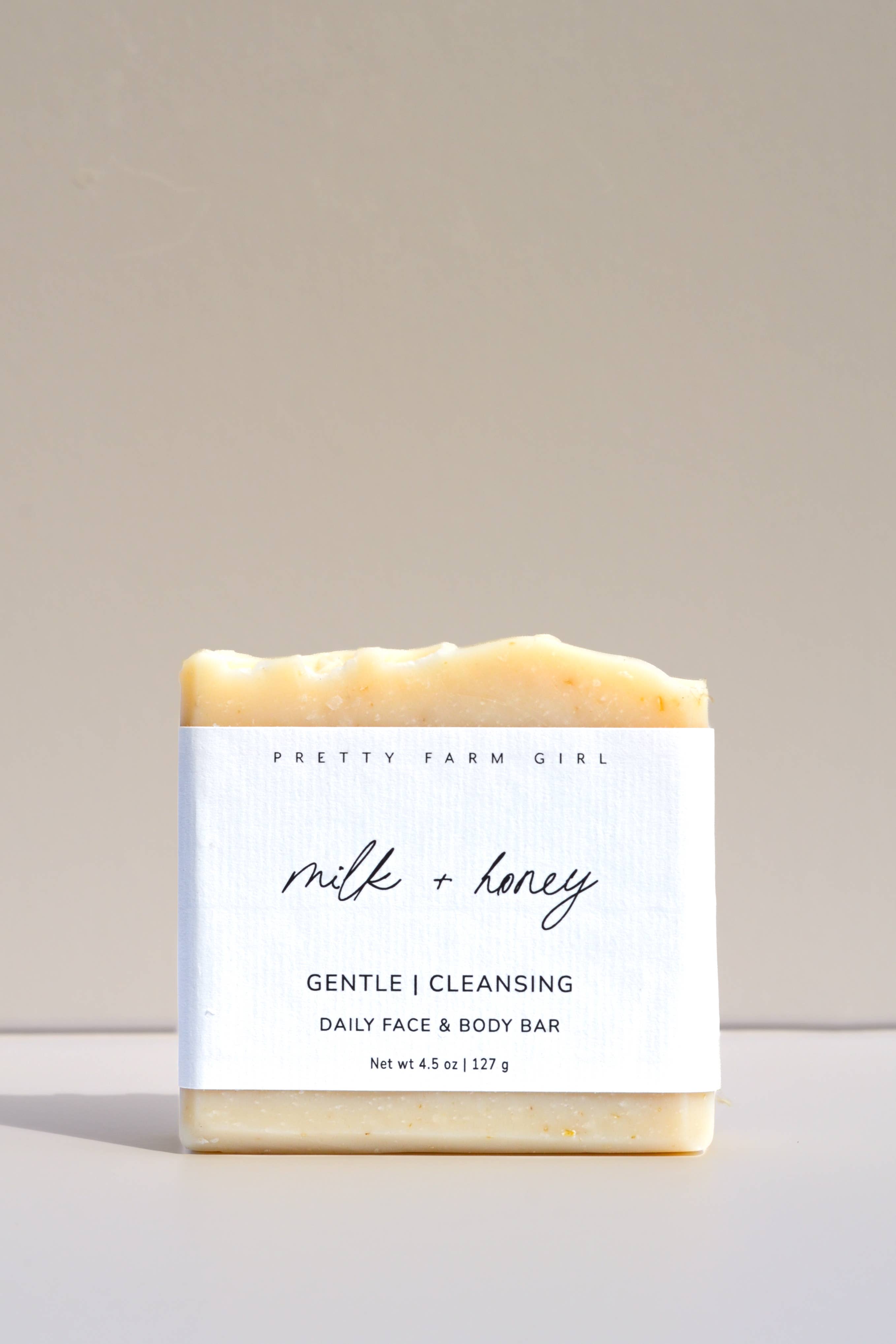 Pretty farm girl - Wholesale Bar Soap - Milk + Honey | G Probiotic Kefir Bar Soap for Sensitive Skin3