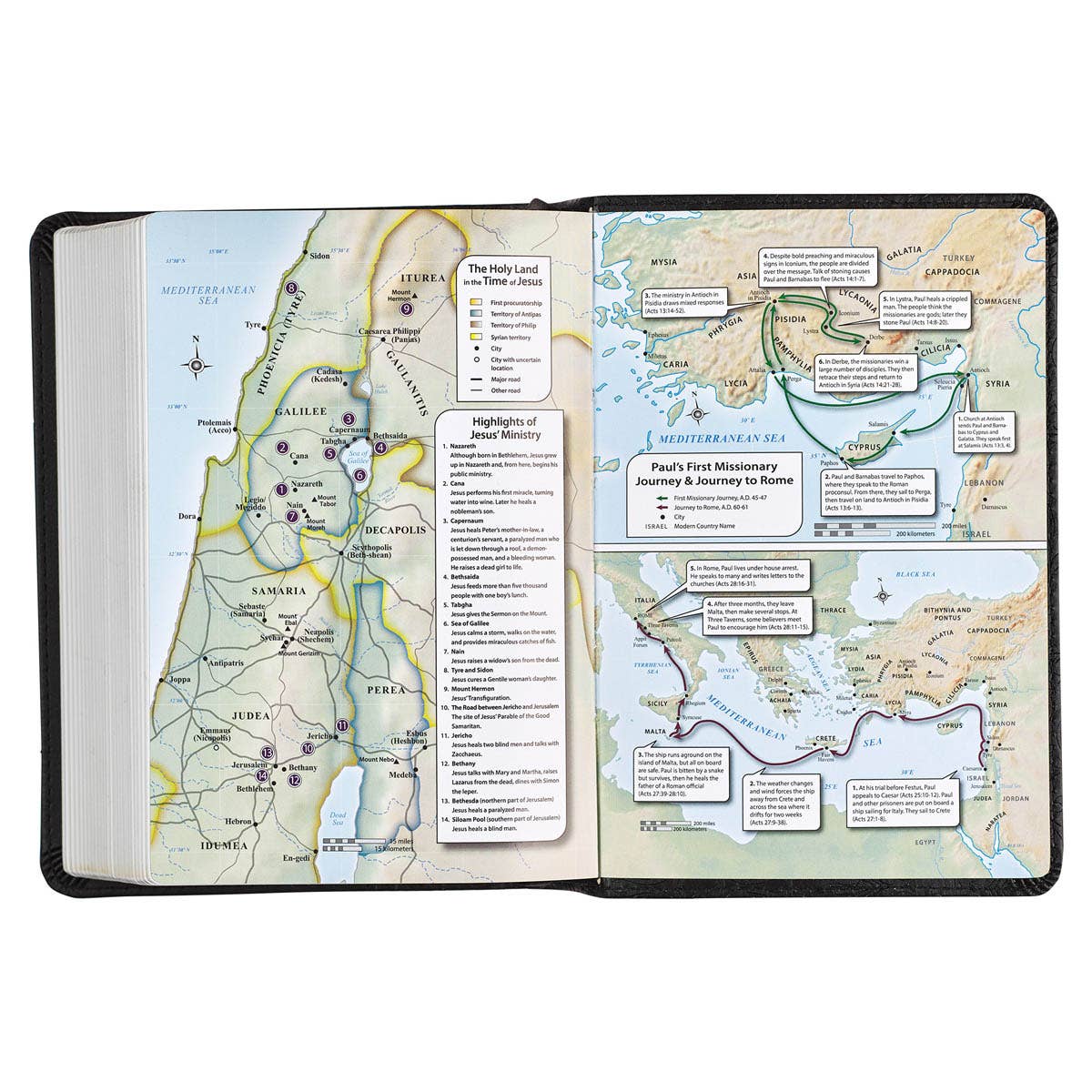 Christian Art Gifts - Wholesale Religion - KJV Bible Compact LP Faux Leather, Black4