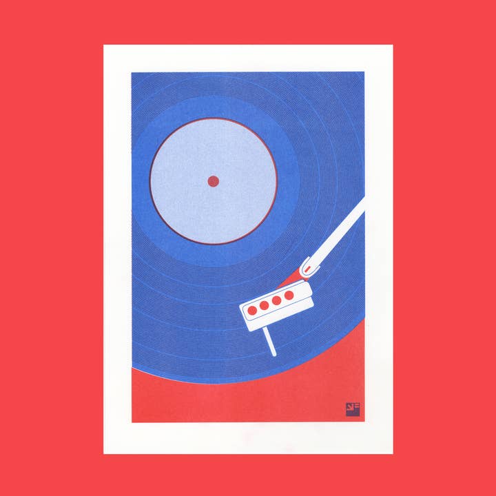 VrijFormaat - Wholesale Art Print - riso print - Vinyl - Extra Ordinary - A4