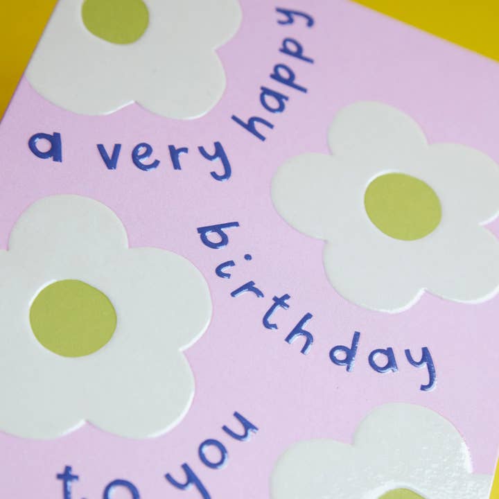 Raspberry Blossom – wholesale Födelsedagskort – En mycket glad födelsedag till dig (GDV06)2