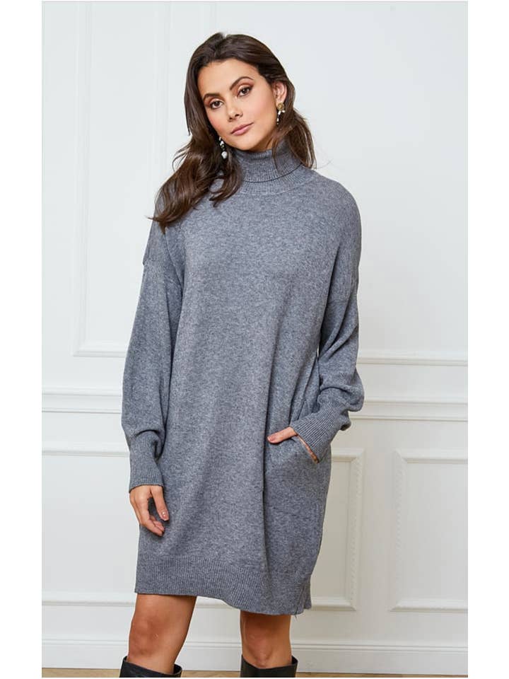 LÉA & LUC - Wholesale Dress - Women's - Sweater dress REF. 007464