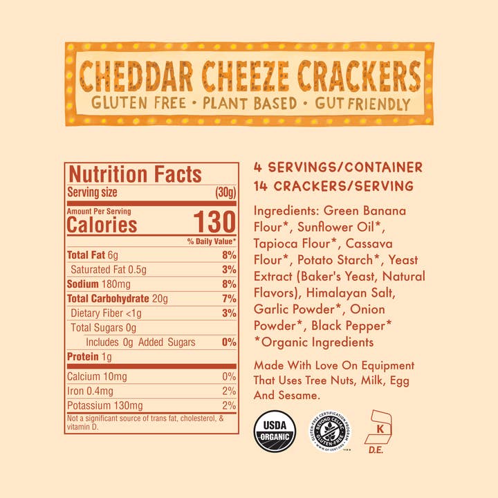 Fair & Square - Wholesale Crackers - Cheddar Cheeze Crackers | 4oz Box