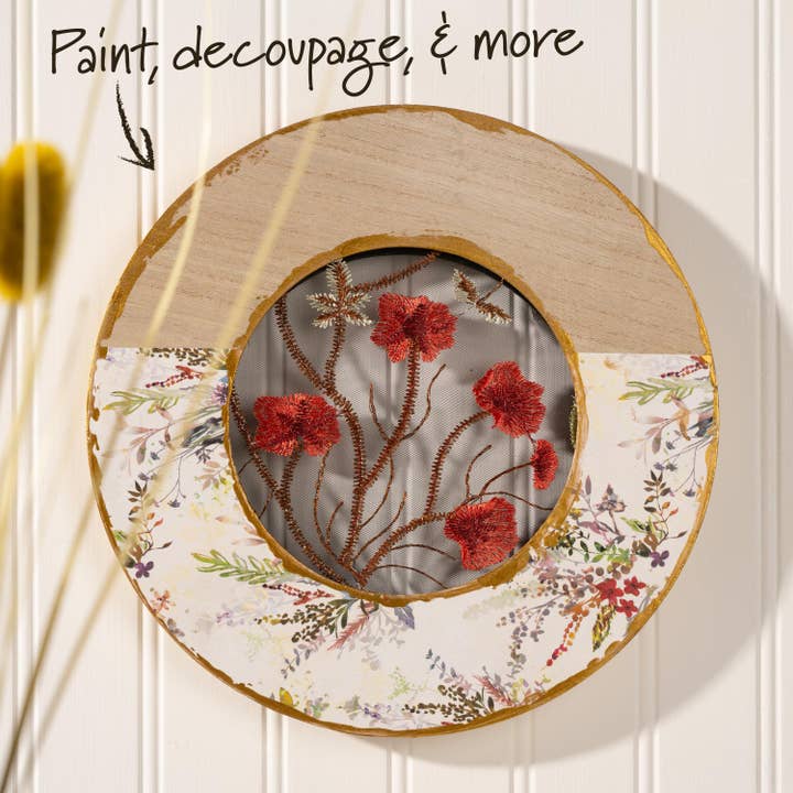 Plaid Crafts - Wholesale Craft Supplies - Bucilla® Wood Embroidery Hoop Frame - 6” Circle4