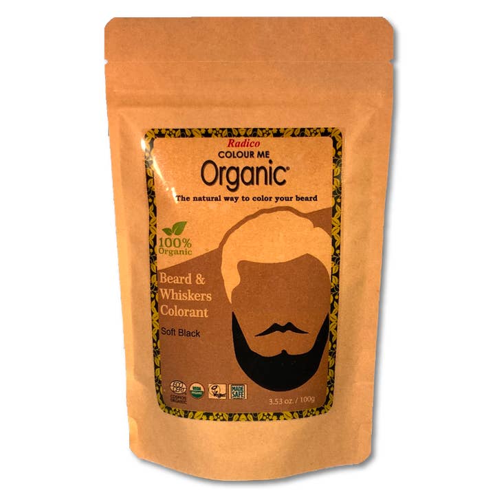 Men's Soft Black - 100% Organic Facial Hair Coloring and other Purchase Wholesale mb001. Free Returns & Net 60 Terms on Faire trending on Faire.