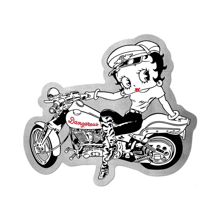 Motorcycle Betty Boop - Die-Cut Sticker for wholesale by Apply Stickers