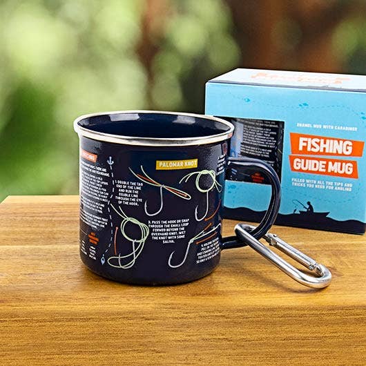 Gift Republic – wholesale Coffee mug – Fishing Guide Enamel Mug2