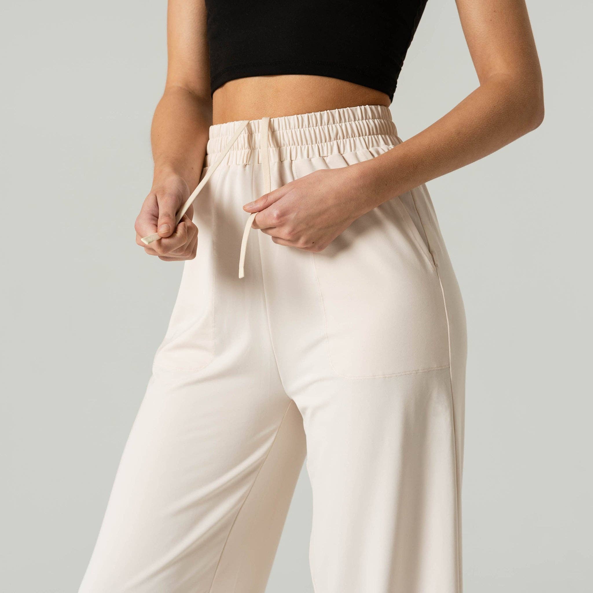 Wholesale Flowy Recycled Relaxed Stretch Pants for your store - Faire