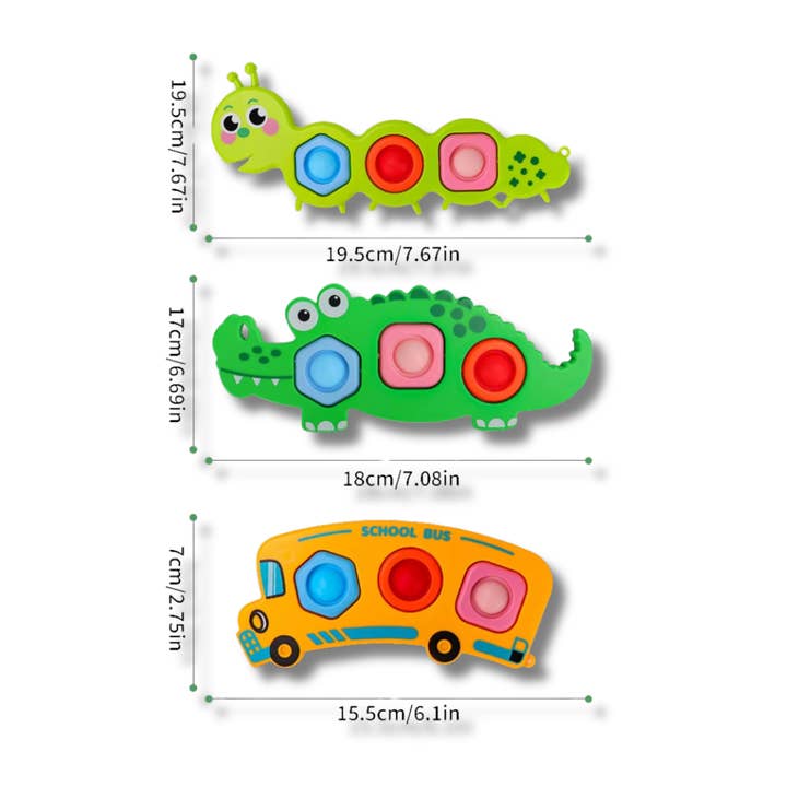 JSBlueRidge Toys - Wholesale Fidget Toy - Kids - Educational Stress Relief Fidget Kids Toy- Assorted2