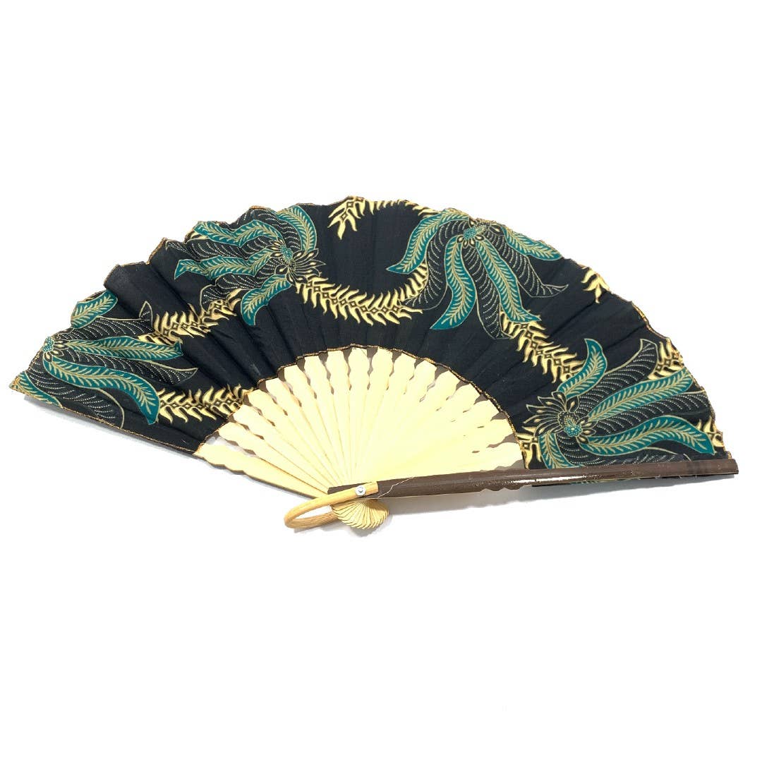 Dewi Lifestyle – Engroshandel Tasketilbehør - Dame – Batik håndventilator1