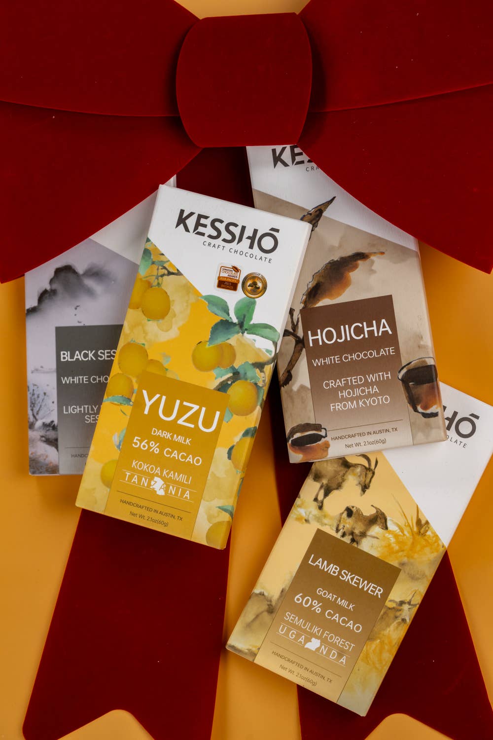 KESSHŌ - Wholesale Chocolate Bar - Lamb Skewer 60% Goat Milk Chocolate  Bar– Single Origin2
