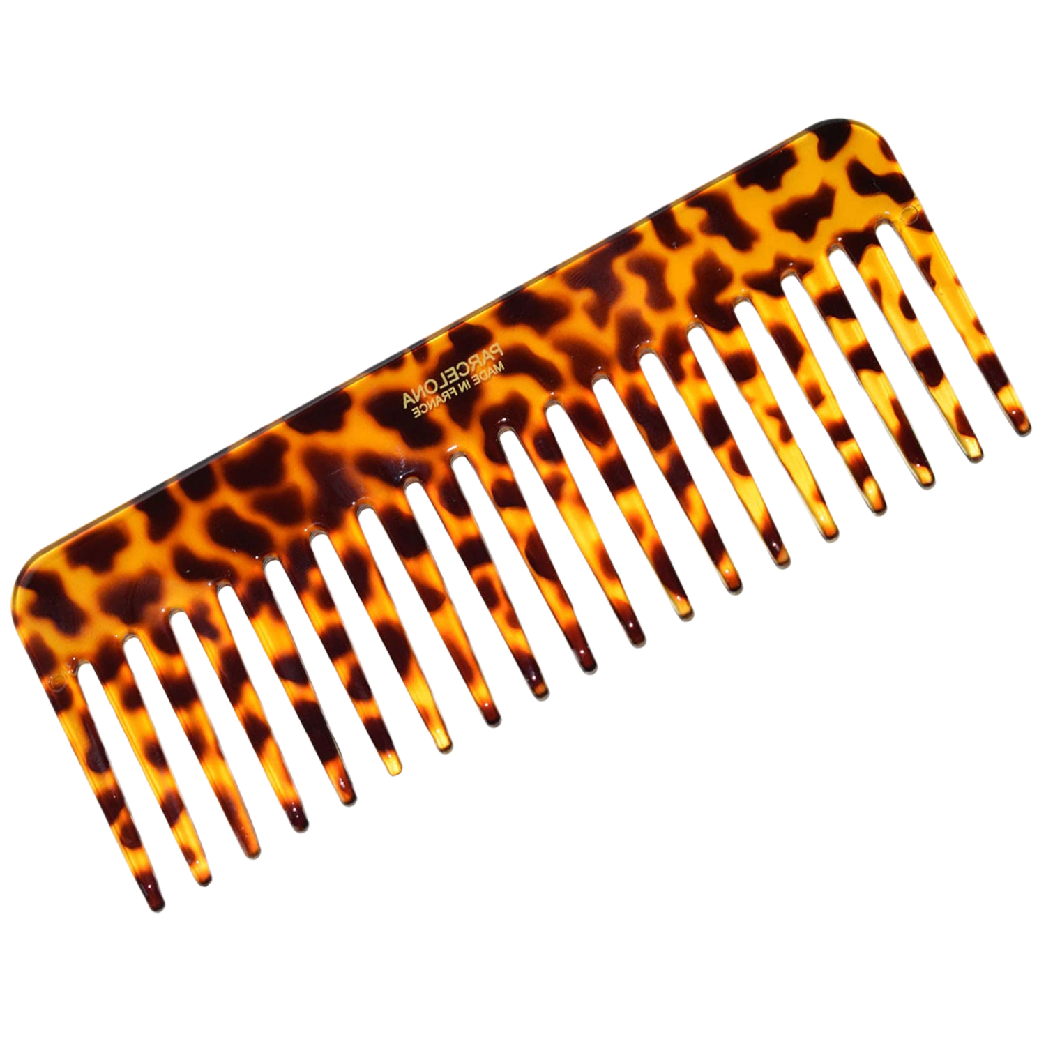 Parcelona – Großhandel Haarbürste/Kamm – Parcelona Französischer Breiter Entwirr-Kamm aus Zelluloid für Frauen und Mädchen5