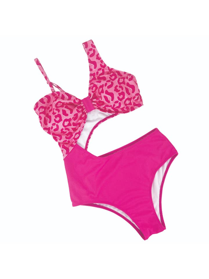 Pink Leopard One Piece for wholesale on Faire