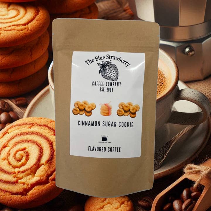 Cinnamon Sugar Cookie (Flavored Coffee) for wholesale by The Blue Strawberry Coffee Co