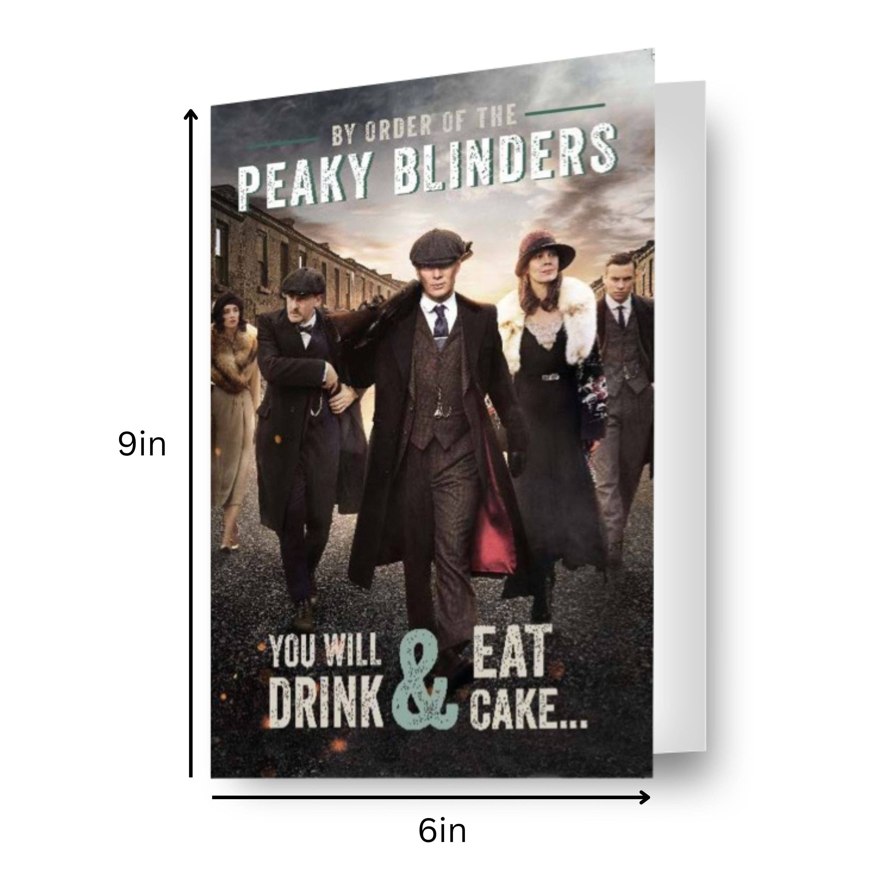 Danilo Promotions Ltd – wholesale Birthday card – Peaky Blinders Birthday Card1