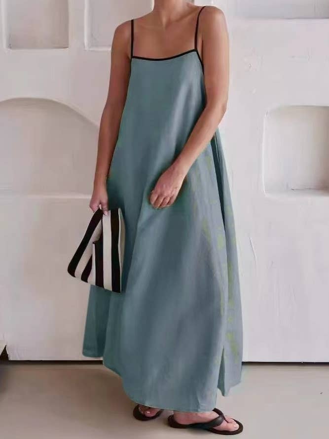 Rosa Clothing - Wholesale Dress - Women's - Minimalism chic vibe Spaghetti straps dress