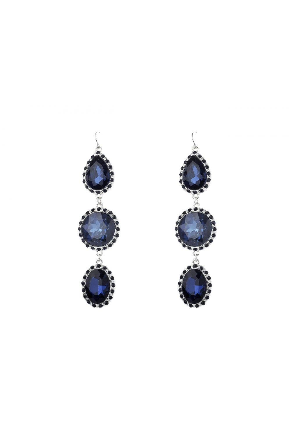 Oceanic Jewellers - Majique London – wholesale Dangle earrings – Crystal Cascade Dangle Earring1