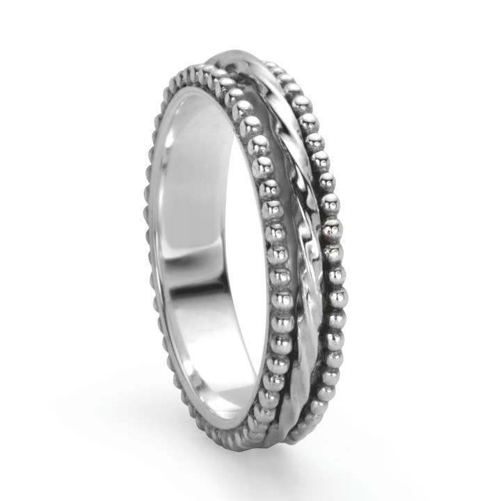 Chakra Sterling Silver Meditation Ring for wholesale by MeditationRings