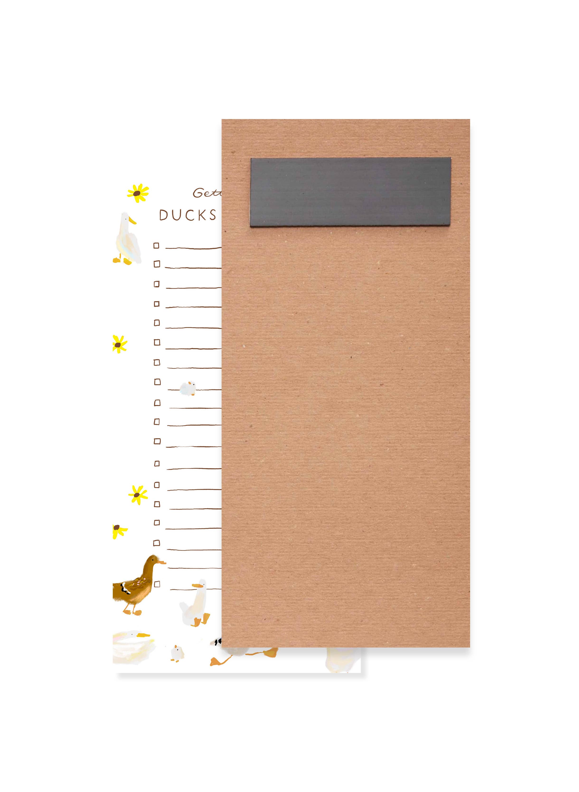 Karen Schipper - Wholesale Notepad - Ducks in a Row Listpad - Classic Pun To-Do List Pad1