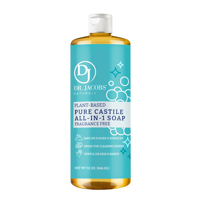 Dr Jacobs Naturals - Wholesale All-Purpose Cleaning Spray - All in 1 Pure Castile Soap Cleaner 32 oz1