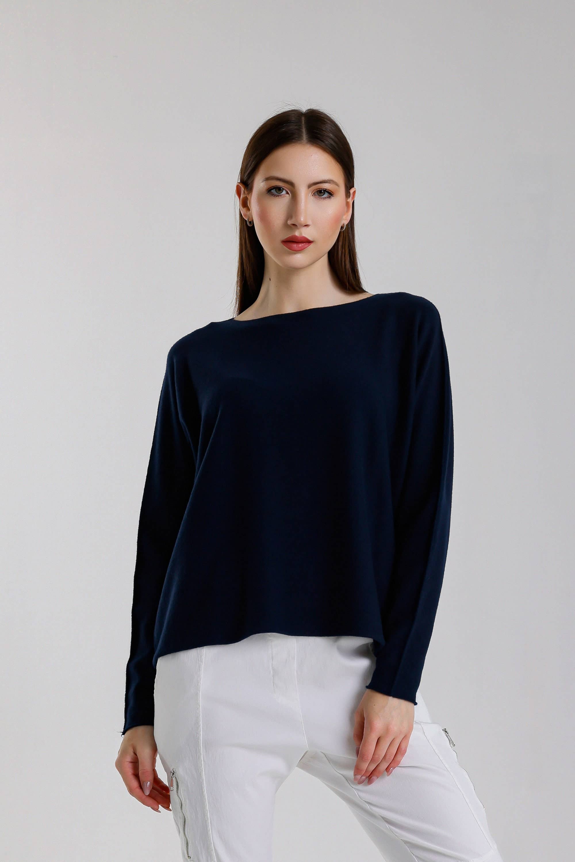 TINA Stephens Italy/Tees By Tina - Wholesale Knit Sweater - Women's - Laurin Seriously Soft Jewel Neck Sweater (BLS425)41