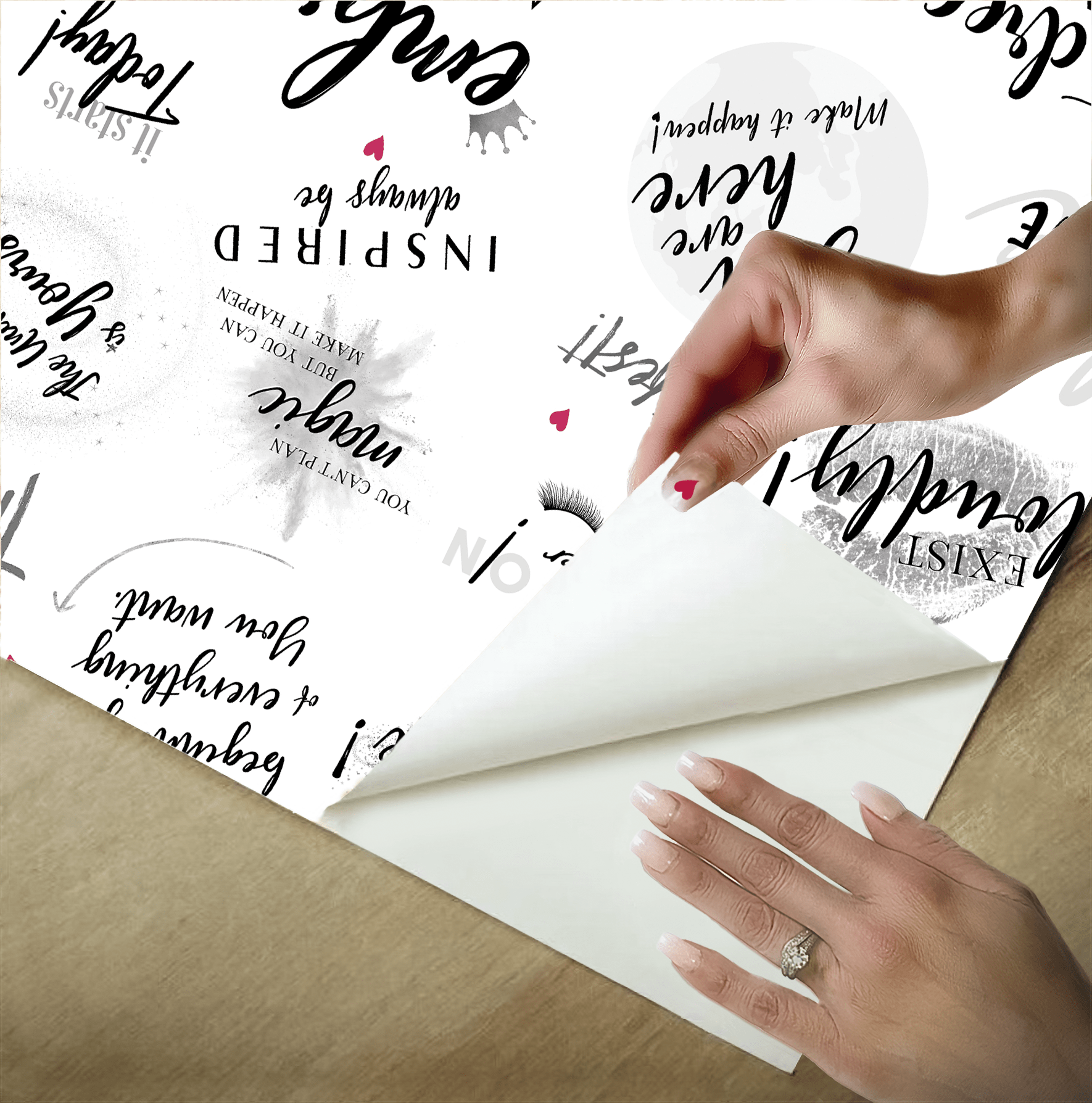 Girl Power 24/7 - Wholesale Wallpaper - Girl Power 24/7 Peel & Stick Wallpaper - Be Unstoppable! 9