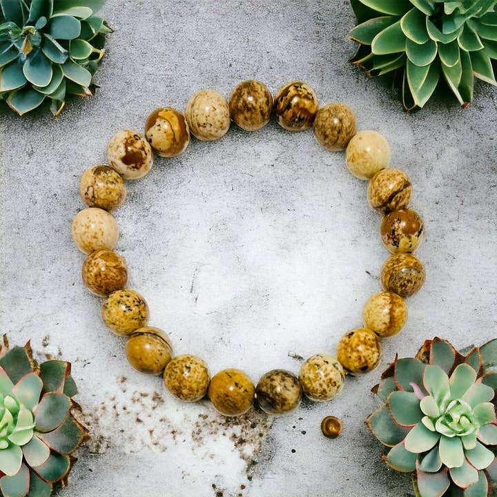 Pulsera Picture Jasper para venta al por mayor de Amethyst Treasures
