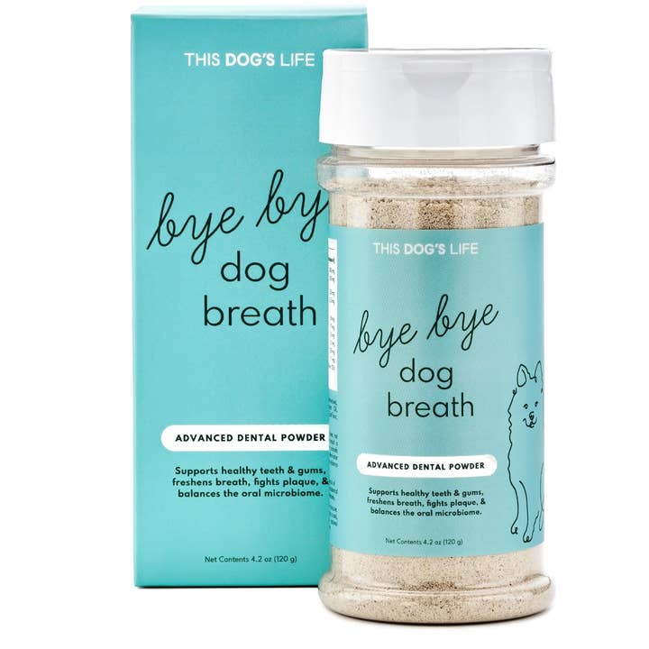 Advanced Bye Bye Dog Breath Dental Powder for wholesale by This Dog's Life