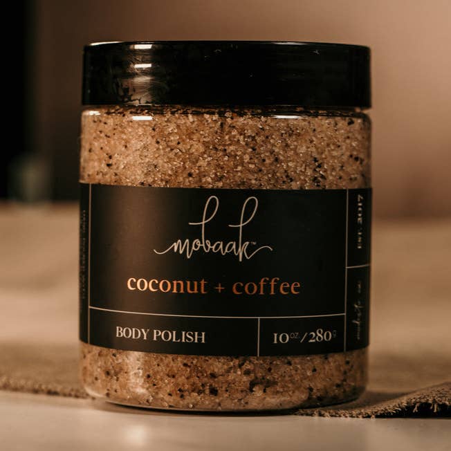 Coconut + Coffee • Body Polish for wholesale by Mobaak Aroma Co.