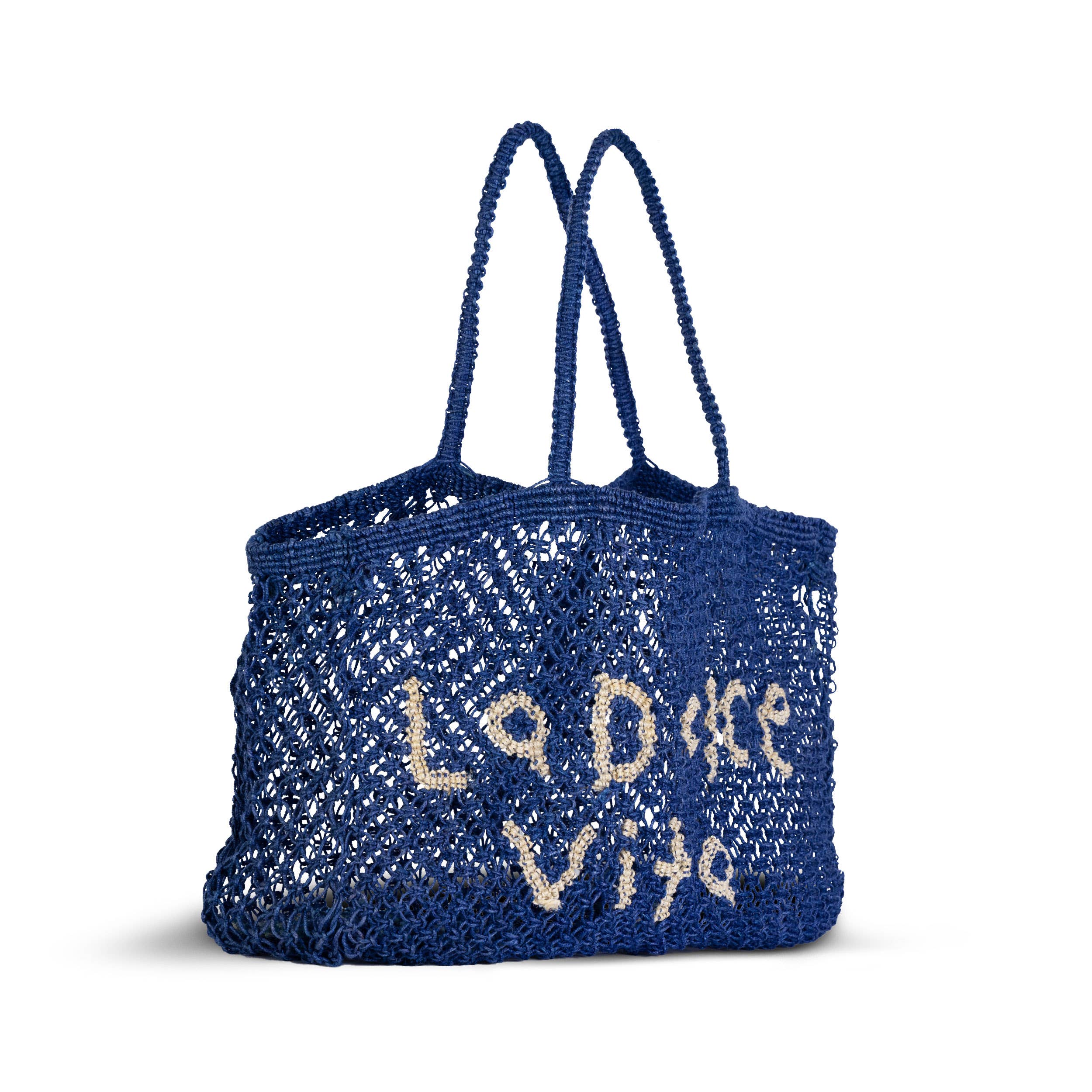 Tin Marin – wholesale Tote bag – Women's – La Dolce Vita Woven Jute Tote1