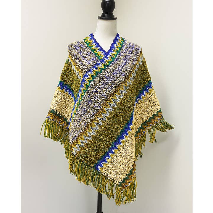 hippiedippy☆fringe knit muffler (5color) Wholesale fringe poncho for your store