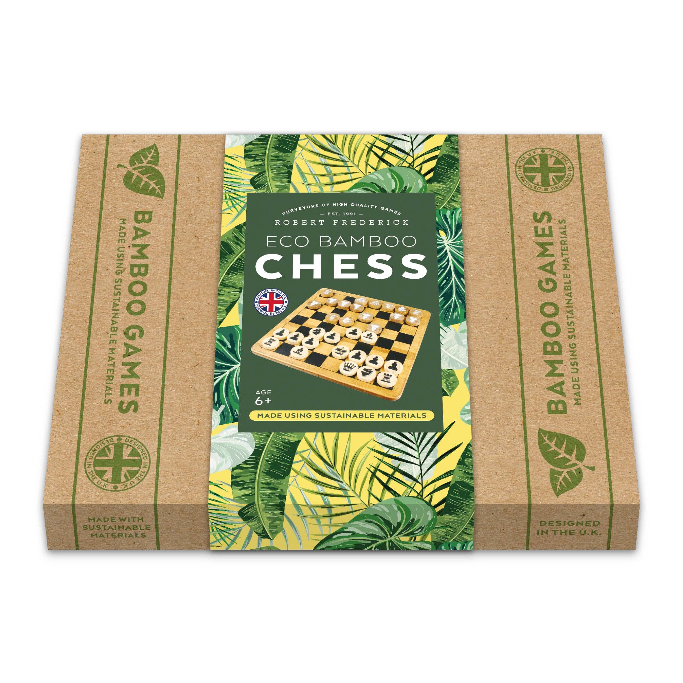 Robert Frederick Ltd - Wholesale Board Game - Bamboo Chess Set - Made Using Sustainable Materials3