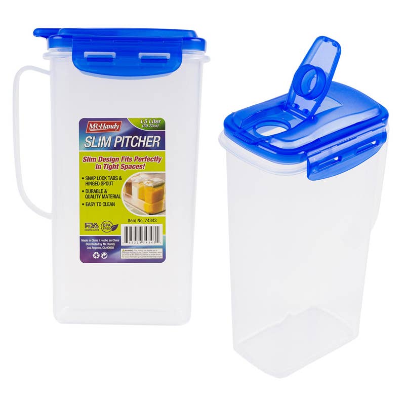 Deluxe Import Trading - Wholesale Drink Dispenser - WATER JUG 1pc1.5L PLASTIC0