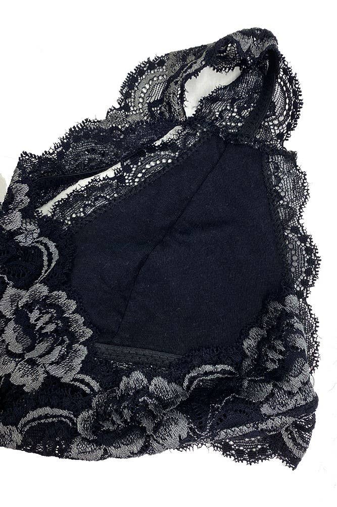 Hana - Wholesale Bralette - Women's - Soft Lining Lace Bralette (6pc)8