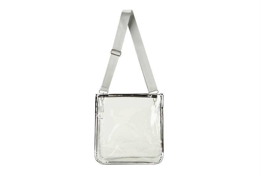Nima Accessories Inc - Wholesale Crossbody Bag - Women's - Ladies Crossbody Clear See Thru PVC Handbag1