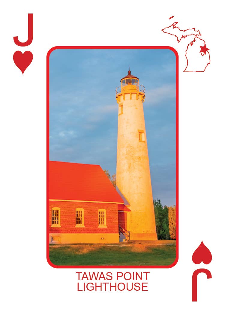 Phil Stagg Photography - Wholesale Playing Cards - LIGHTHOUSES OF MICHIGAN - Playing Cards - Euchre Friendly37